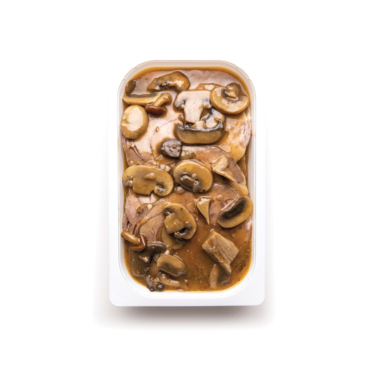 Roast veal in mushroom sauce porchettamarchigiana.it